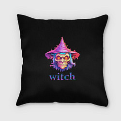 Подушка квадратная Cartoon witch
