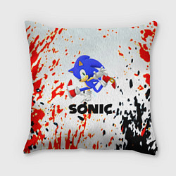 Подушка квадратная Sonic краски абстрактные