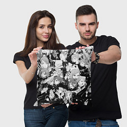 Подушка квадратная Нобара Кугисаки - Магическая битва, цвет: 3D-принт — фото 2