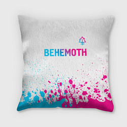 Подушка квадратная Behemoth neon gradient style посередине