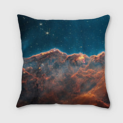 Подушка квадратная Туманность Киля наблюдаемая телескопом Уэбба