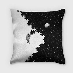 Подушка квадратная Космический пазл