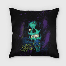 Подушка квадратная Alice Cooper snake