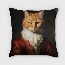 Подушка квадратная Знатный кот, цвет: 3D-принт