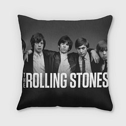 Подушка квадратная The Rolling Stones - rock, цвет: 3D-принт