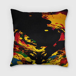 Подушка квадратная Черная абстрактная дыра, цвет: 3D-принт