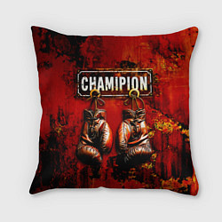 Подушка квадратная Champion boxing