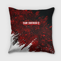 Подушка квадратная Team Fortress 2 текстура гейм, цвет: 3D-принт