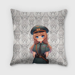 Подушка квадратная Аниме русская девушка