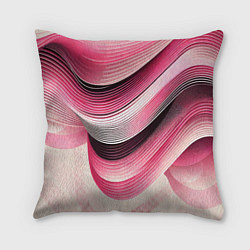 Подушка квадратная Волны - текстура, цвет: 3D-принт