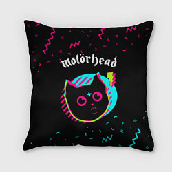 Подушка квадратная Motorhead - rock star cat, цвет: 3D-принт