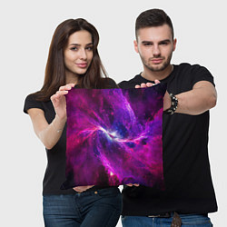 Подушка квадратная Фантастическая галактика, цвет: 3D-принт — фото 2