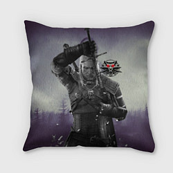 Подушка квадратная Ведьмак на охоте