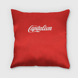 Подушка квадратная Enjoy capitalism