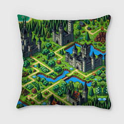 Подушка квадратная Heroes of Might and Magic - pixel map