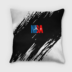 Подушка квадратная Basketball текстура краски nba