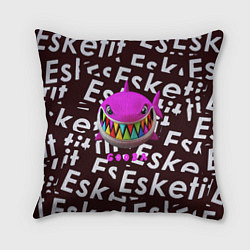 Подушка квадратная Esskeetit logo pattern