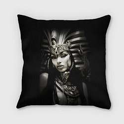 Подушка квадратная Клеопатра египетская царица, цвет: 3D-принт