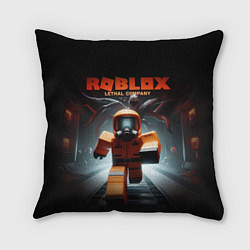 Подушка квадратная Lethal Company x Roblox
