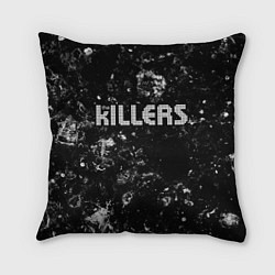 Подушка квадратная The Killers black ice, цвет: 3D-принт