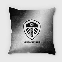 Подушка квадратная Leeds United sport на светлом фоне