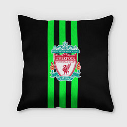 Подушка квадратная Liverpool line green