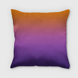 Подушка квадратная Градиент оранжево-фиолетовый