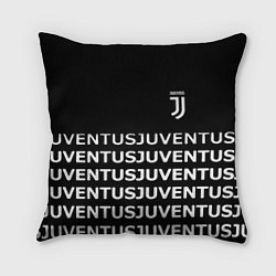 Подушка квадратная Juventus pattern fc club steel