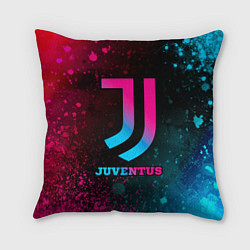 Подушка квадратная Juventus - neon gradient