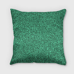 Подушка квадратная Мозаика нефритовый зелёный