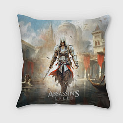 Подушка квадратная Assassins creed poster game, цвет: 3D-принт