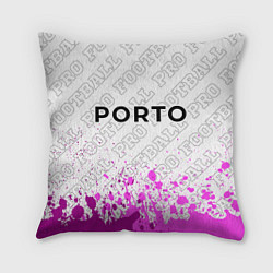 Подушка квадратная Porto pro football посередине, цвет: 3D-принт