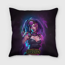 Подушка квадратная League Of Legends Akali Kda, цвет: 3D-принт