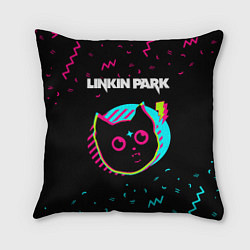 Подушка квадратная Linkin Park - rock star cat