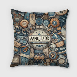 Подушка квадратная Vanguard composition - ai art