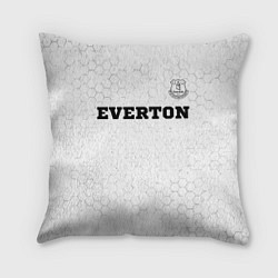 Подушка квадратная Everton sport на светлом фоне посередине