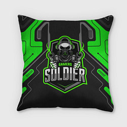 Подушка квадратная Games soldier