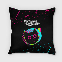 Подушка квадратная My Chemical Romance - rock star cat