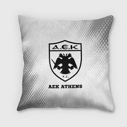 Подушка квадратная AEK Athens sport на светлом фоне