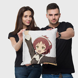 Подушка квадратная Реинкарнация Безработного Айша Грейрат, цвет: 3D-принт — фото 2