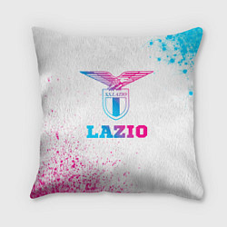 Подушка квадратная Lazio neon gradient style