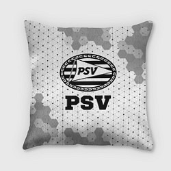 Подушка квадратная PSV sport на светлом фоне