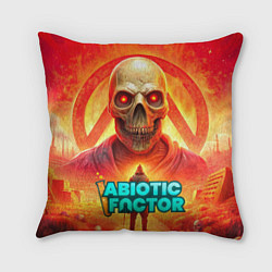 Подушка квадратная Abiotic Factor horror skull, цвет: 3D-принт