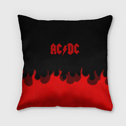 Подушка квадратная AC DC fire rock steel