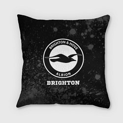 Подушка квадратная Brighton sport на темном фоне