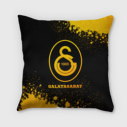 Подушка квадратная Galatasaray - gold gradient