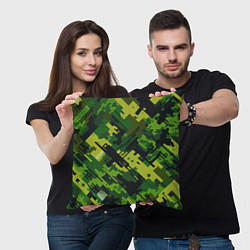 Подушка квадратная Camouflage - pattern ai art, цвет: 3D-принт — фото 2