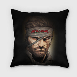 Подушка квадратная Metal gear Venom Snake, цвет: 3D-принт