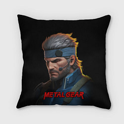 Подушка квадратная Веном Снейк из игры Metal gear, цвет: 3D-принт