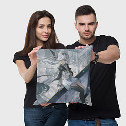 Подушка квадратная Honkai Star Rail Firefly smile, цвет: 3D-принт — фото 2